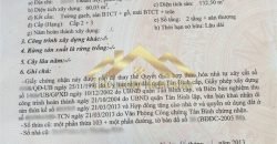 Nhà bán quận Tân Bình (hẻm xe hơi) 2 mặt tiền