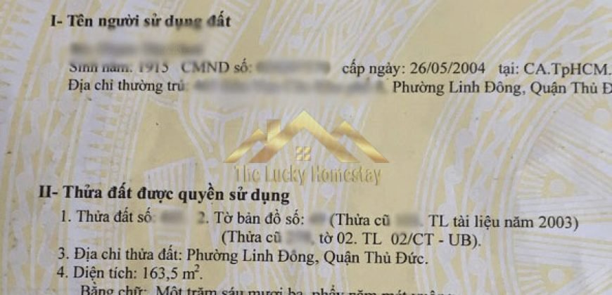 Đất Thủ Đức Bán